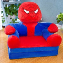 Load image into Gallery viewer, Only Cover NO Filling Cartoon Crown Seat Puff Skin Cover for Toddler Children Sofa Folding Baby Kids Best Gifts