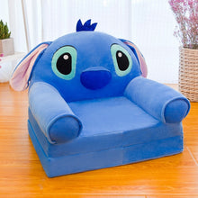 Load image into Gallery viewer, Only Cover NO Filling Cartoon Crown Seat  Puff Skin Cover for  Toddler Children Sofa Folding Baby Kids Best Gifts
